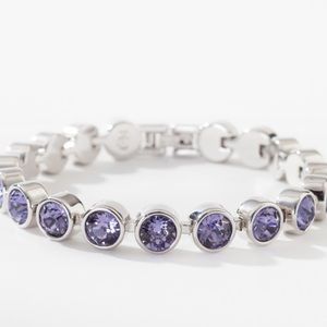 Touchstone Crystal dark purple ice bracelet